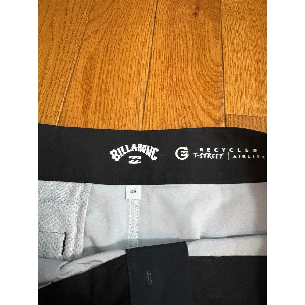 Billabong Kids Airlite Recycler T-Street Boardshorts Black Multi Chevron Size 29